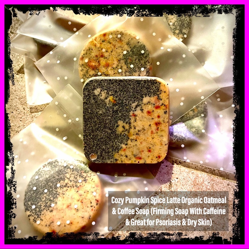 VBG Cozy Pumpkin Spice Latte Organic Oatmeal & Coffee Soap PRICE FIRM - Picture 16 of 16